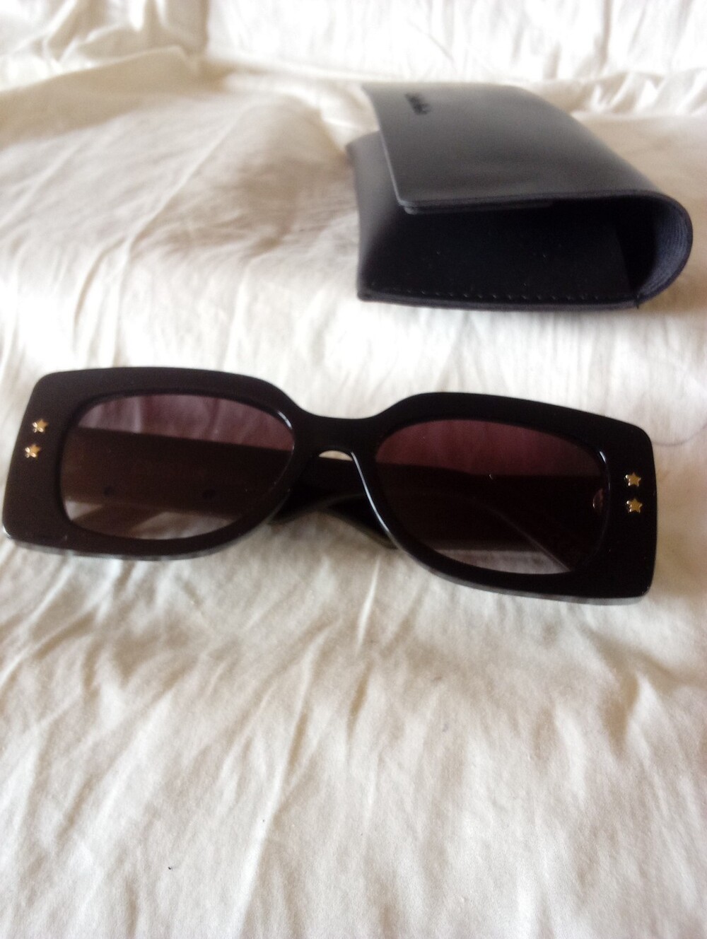 NEW DIOR DiorPacific S1U 16A1 Black Square Sunglasses 53mm - Picture 2 of 3